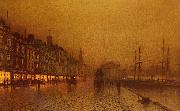 Greenock Dock Atkinson Grimshaw